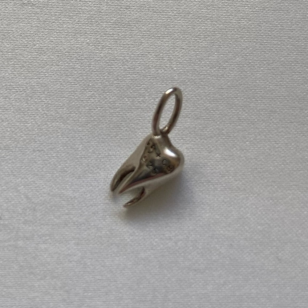 Catbird Bite the Hand Sterling Silver Charm